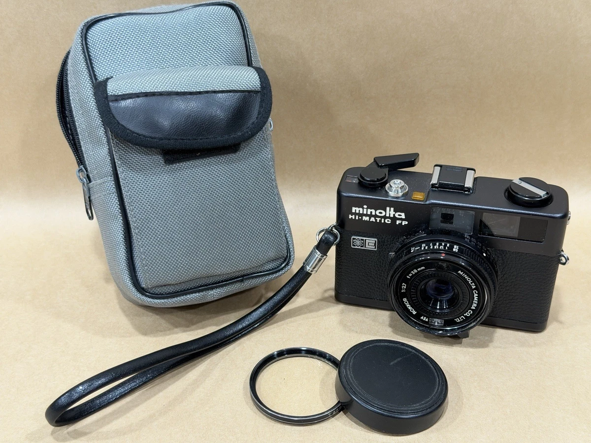 ミノルタ HI-MATIC-F 【未使用品】 MINOLTA HI-MATIC F Black | ヨアケマエカメラ フィルムカメラ修理・販売