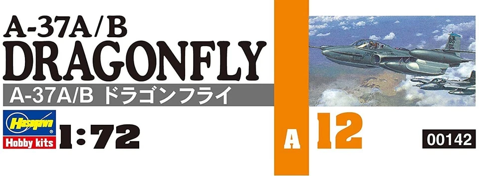 Hasegawa 1/72 U.S. Air Force A-37A/B Dragon Fly Le Model A12 - Immagine 3 di 4