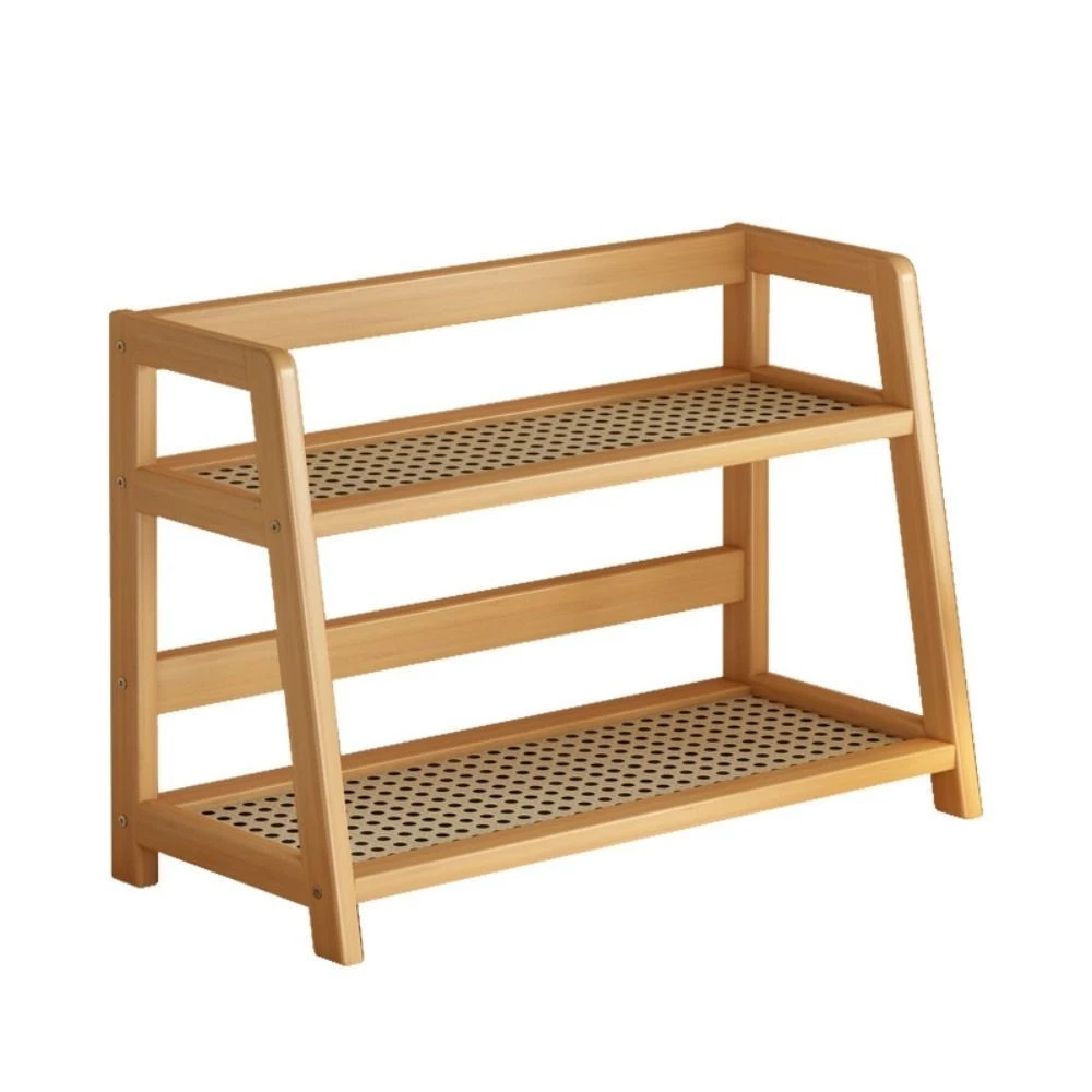 Wooden Storage Shelf for Kitchen Rattan Desktop Organizer Display Rack.
Opens in a new window or tab