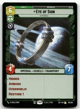 Eye of Sion - To Peridea Star Wars Legends of the Force 088/264 Rare NM