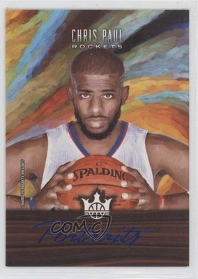 2017-18 Panini Court Kings Portraits Sapphire 3/25 Chris Paul #27 03rx