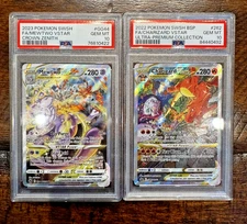 Mewtwo GG44 & Charizard SWSH262 VSTAR Pokemon Crown Zenith UPC PSA 10