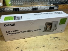 Diggs Enventur Small Soft Dog Crate - Portable Indoor  Outdoor Dog Kennel Grey