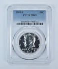 1969-S Kennedy Half Dollar PR69 PCGS Blue Label