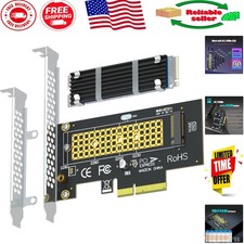 M.2 to PCIe 4.0 X4 Adapter with Aluminum Heatsink - Optimize Your SSD Experience