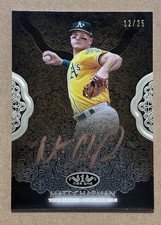 2019 Topps Tier One Prime Performers Autographs Bronze Ink #PPAMCH Matt Chapman