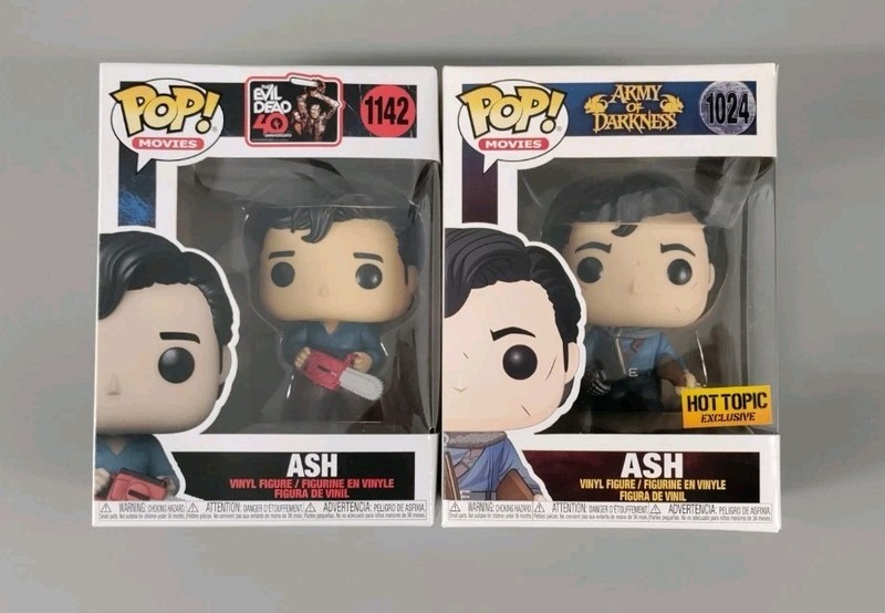 Funko Pop Evil Dead 1024 Ash 1142 Ash Lot (See Pics)