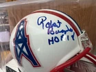 Robert Brazile Autographed Houston Oilers Mini Helmet HOF  JSA COA