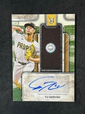 Yu Darvish Auto Relic 2025 Topps Museum Limited 15 Pieces Baseball Card