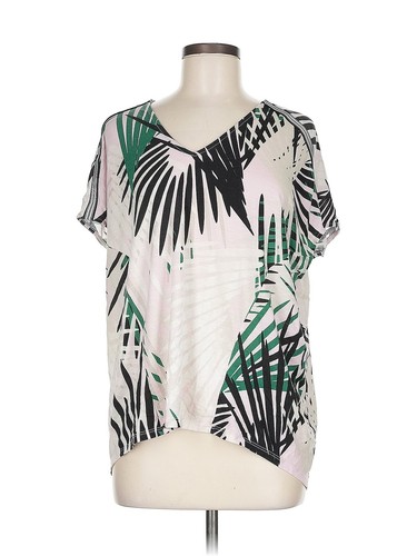 Project Runway Women Ivory Short Sleeve T-Shirt M