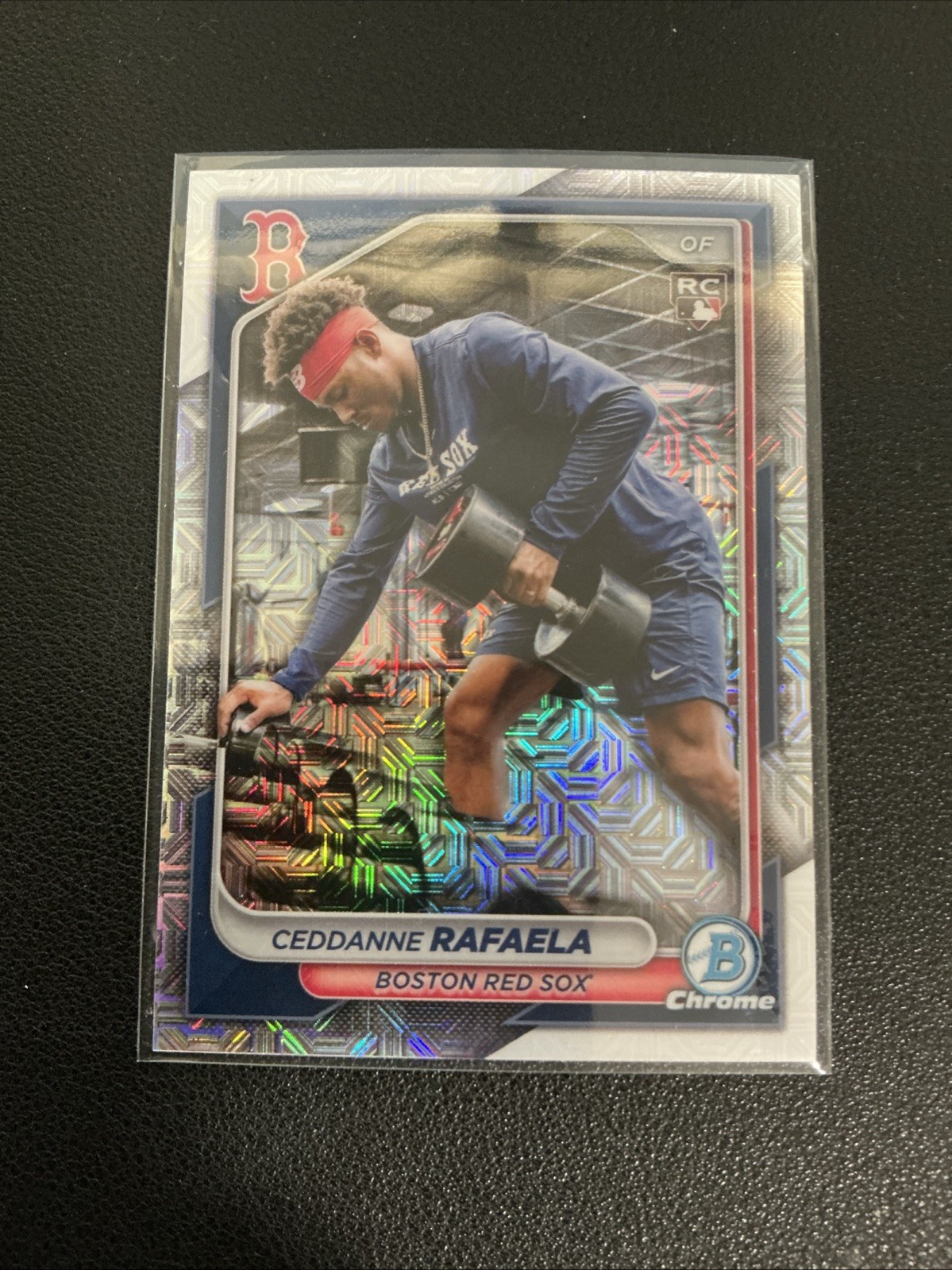 2024 Bowman Chrome - Image Variation Ceddanne Rafaela #5 Mojo Refractor (RC)