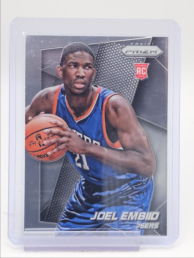 JOEL EMBIID 2014-15 PANINI PRIZM ROOKIE BASKETBALL 76ERS RC Q5889