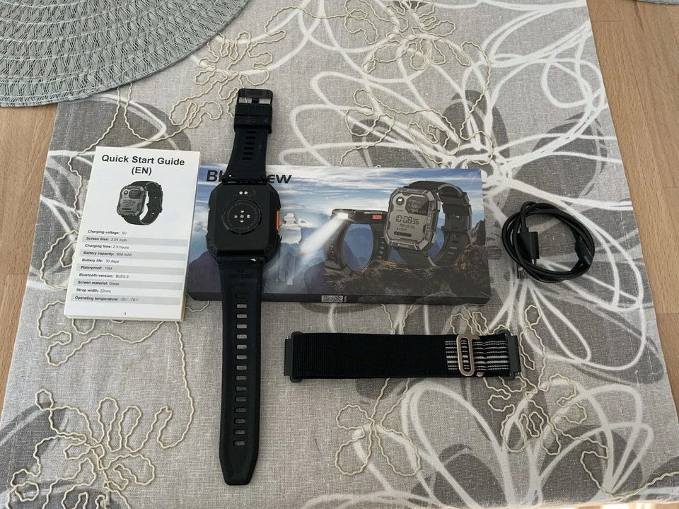 Blackview Smartwatch Herren, Fitnessuhr mit Telefonfunktion Kompass Sportuhr Uhr, Foto 2 von 5