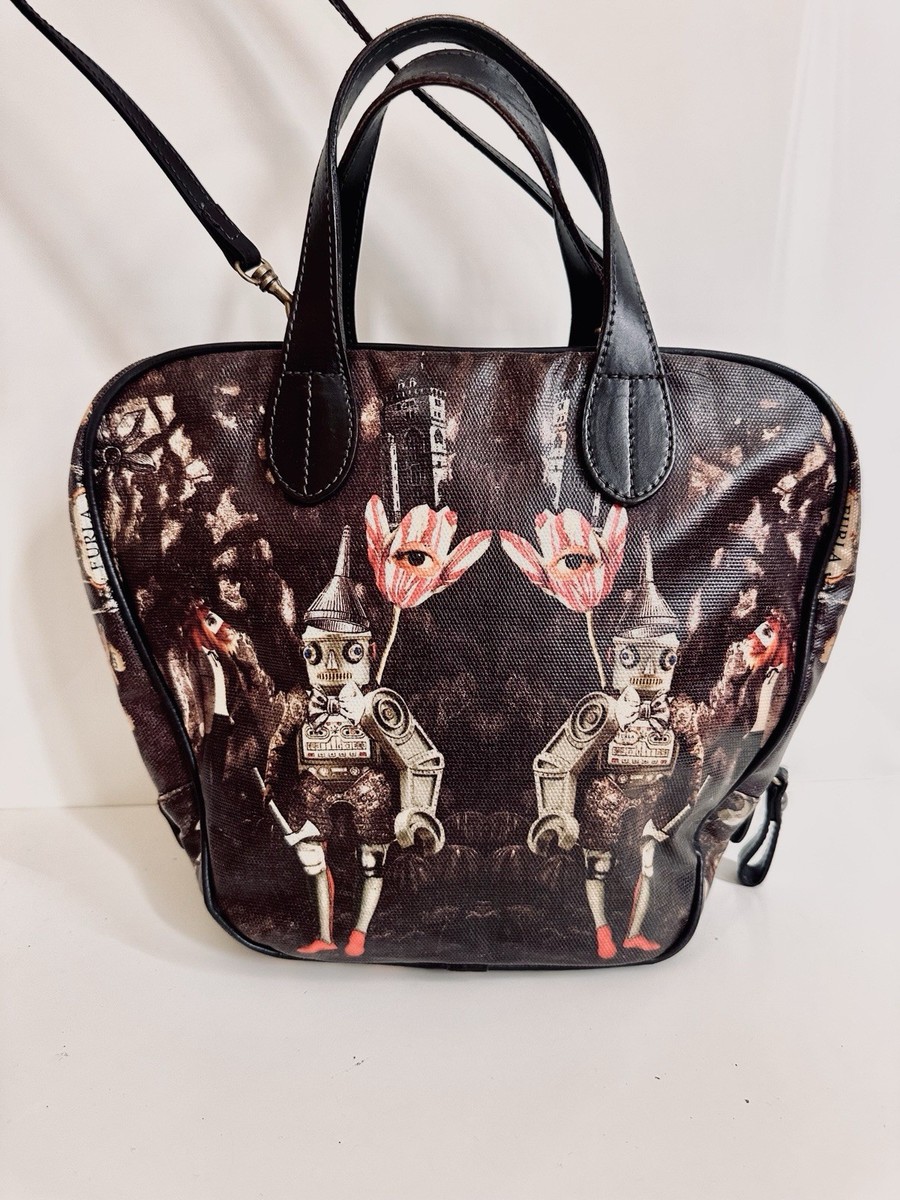 FURLA Tote Bag Handbag Rare Vintage Wizard of Oz 2010 Talent Hub
