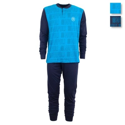 SSC Napoli Herren Pyjama Offiziell Baumwolle T102110 AB507