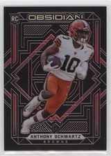 2021 Panini Obsidian Rookies Electric Etch Red 8/10 Anthony Schwartz #132 he4