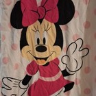 Disney Baby Minnie Mouse White Pink Cotton Knit Romper One-Piece Snap 3-6M — photo 3