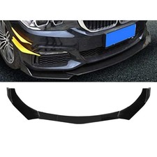 Universal Car Front Bumper Lip, Adjustable Air Dam Body Kit Chin Spoiler Spli...