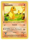 Charmander  46/102 - 1st Edition - Shadowless - Base Set
