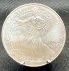 1996 American Silver Eagle (Key Date) 1 Oz .999 Silver! Light Rim Toning