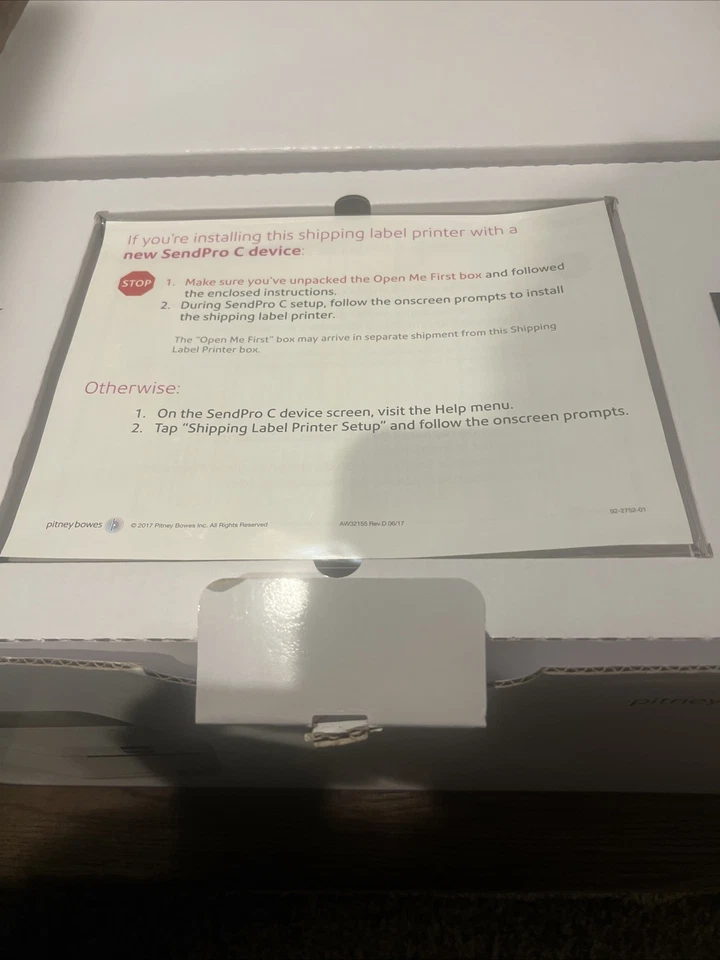 New Pitney Bowes 1E47 Thermal shipping Label Printer PB-SP100 MSRP $609 - Image 2 of 3
