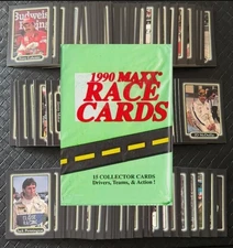 1990 MAXX NASCAR Racing Trading Cards Complete Your Set U Pick Dale Earnhardt