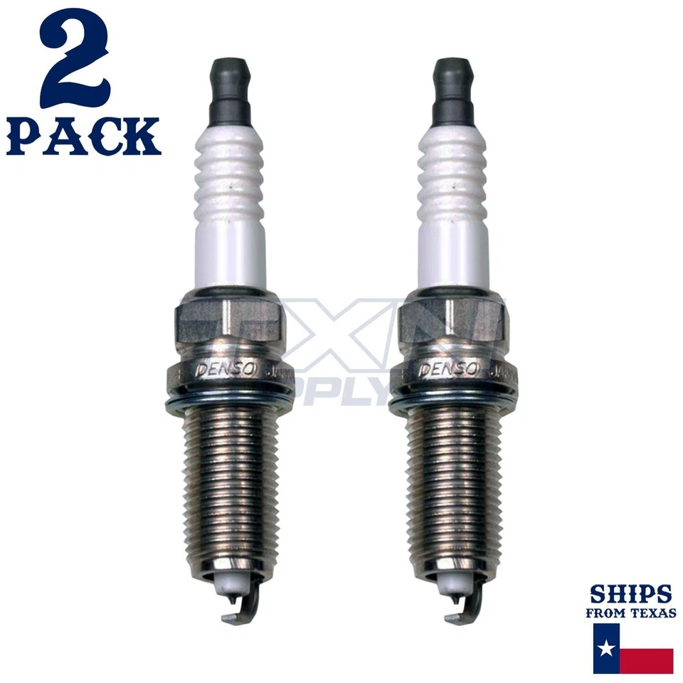 Paquete de 2 bujías de iridio Denso 3417 de larga duración SK16HR11 Foto 2 de 3