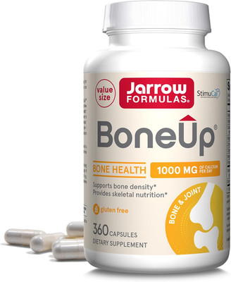 Boneup for Bone Density - Vitamin D3 and K2, Calcium Support, 360 Capsules, P...