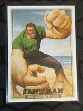 2024 SkyBox Marvel Masterpieces 92 Platinum Sandman #77 Canvas