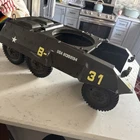 2000 GI JOE Hasbro B-31 U.S.A. Light Armor Vehicle  1:6 scale As Is