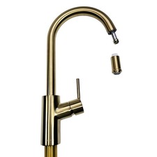 hansgrohe 14872251 Talis S2 1.75 GPM Pull-Down Kitchen Faucet-Brushed Gold Optic