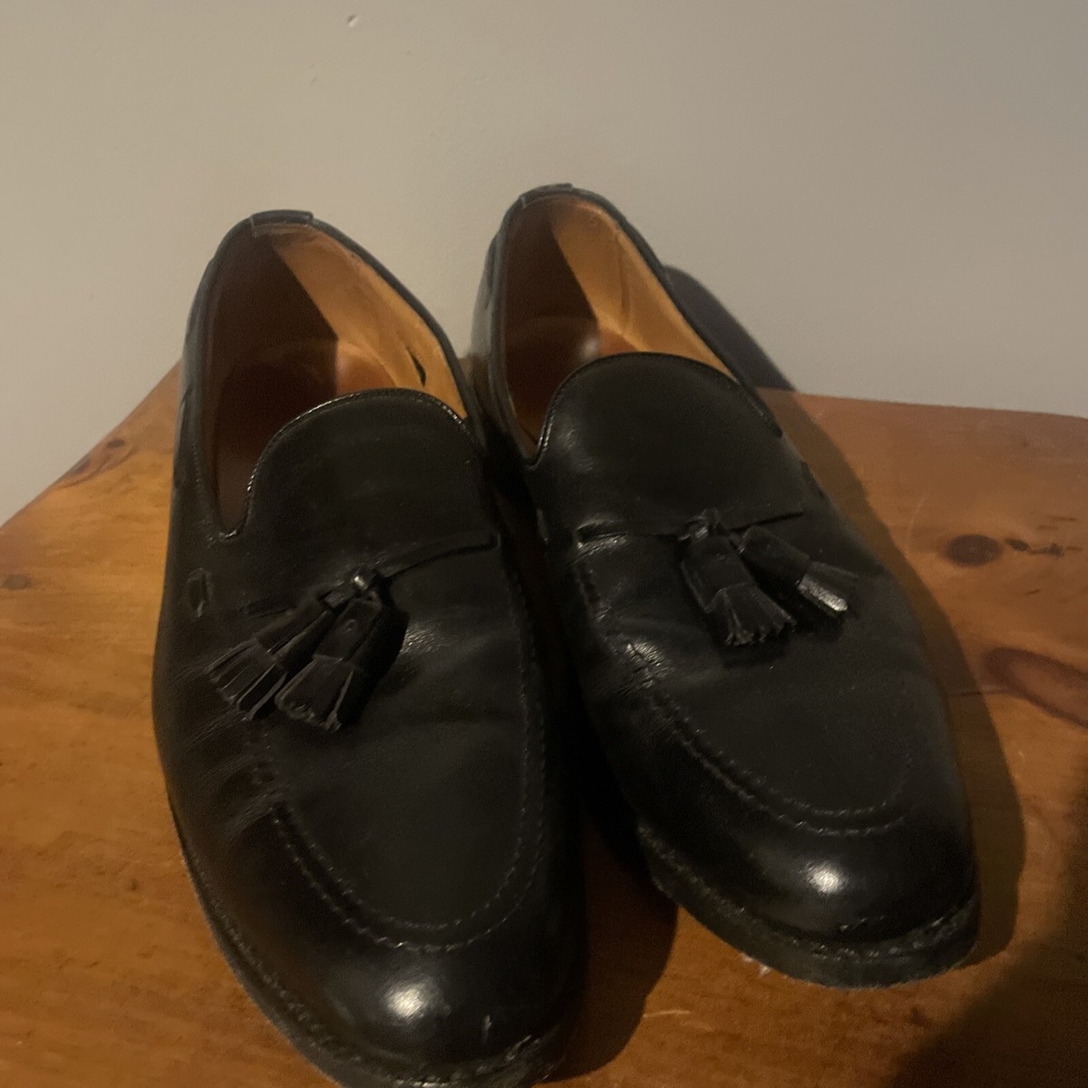 Allen Edmonds Grayson Tassel Loafers Size 14 AA Black Allen Edmonds Grayson Tassel Loafers - Black Custom Calf  main image 3
