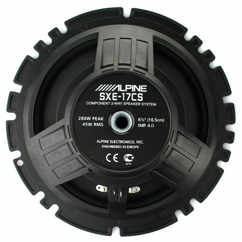 Kit 4 Casse Altoparlanti Anteriori Alpine Blu Woofer+Tweeter per Peugeot 206 - Foto 8 di 11