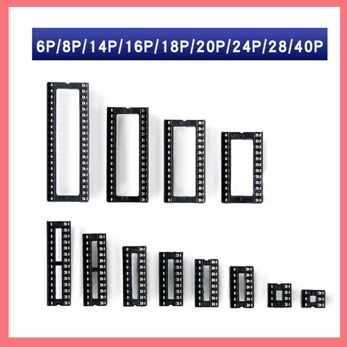 Oiyagai 30x DIP IC Sockel 8-Pin 2.54mm - Lötanleiter Für Elektronikprojekte