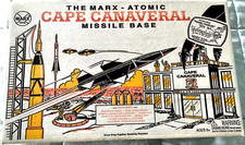 MARX- Cape Canaveral Missile Set w/V.G. box-reissue-1996- Inventoried-Read On 