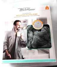 Factory Sealed..Bella Russo Therapeutic Weighted 5 POUNDS Plush Robe FREE SHIPPI