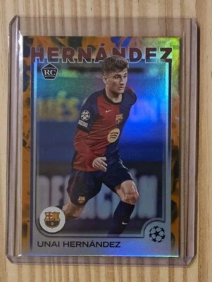 G2U Unai Hernandez RC Orange Parallel 425 Topps Uefa Club Competitions 2425
