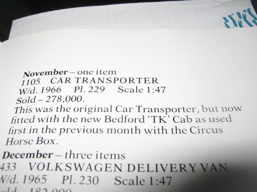 CORGI 1101 1105 "CARRIMORE" 2 TRANSPORTERS ORIGINALS AGED CONDITION AS SHOWN - Bild 3 von 15
