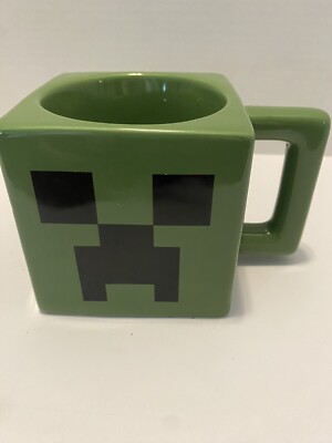 MINECRAFT Creeper Jinx Green Block Mojang Coffee Mug Cup | eBay