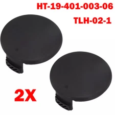 2x Black Grass Eater Spool Cap Cover For Hyper Tough Trimmer HT19-401-003-06 HOT