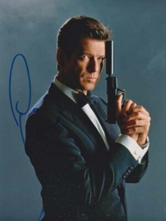 PIERCE BROSNAN 007 JAMES BOND AUTHENTIC IN PERSON AUTOGRAPH DIE ANOTHER DAY