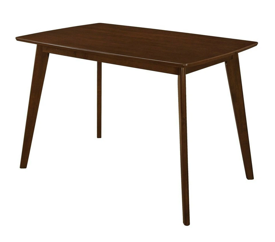 Coaster Kersey 103061-S5 5 Piece Dining Set Mid Century Table Chairs Walnut - Image 2 of 4