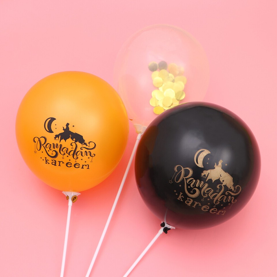 15PCS Eid Islamic Decoration Ramadan Balloons Ramadan Eid Decorations