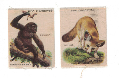 Zira  Cigarettes  S3 animals Gorilla Fennec 2 Tobacco Silks