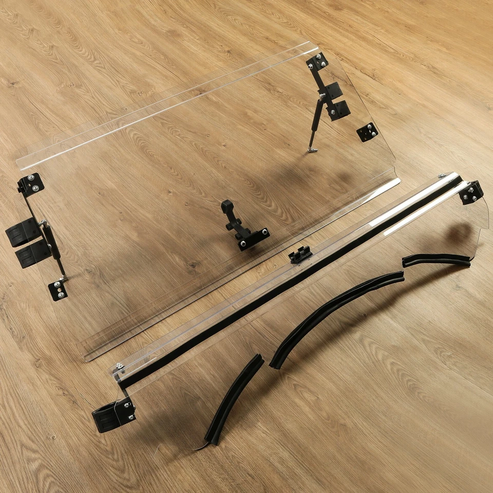 Parabrisas abatible transparente para Can-Am Maverick 1000R/ Max 1000r/ Turbo 2013-2018 Foto 3 de 4