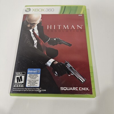 Hitman: Absolution (Microsoft Xbox 360, 2012) With Manual