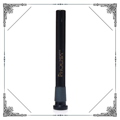 Downstem For Bong 5.5'' Overall Length  Downstem 14mm Black Phoenix Star