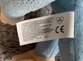 10" Fingerlings Baby Monkey Blue w Sound Bendable Arms & Legs Plush Toy Rare