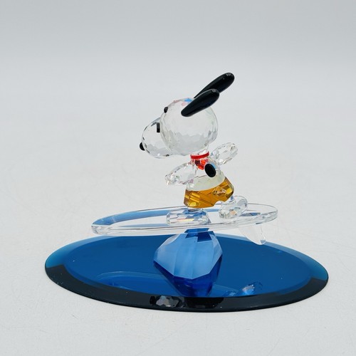 Crystal World Peanuts Surfing Snoopy #56 RARE NEW IN BOX PS012 - Picture 10 of 23