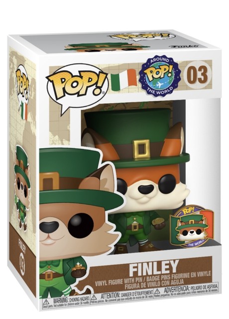 POP! AROUND THE WORLD: FINLEY (IRELAND) 03 & Pin In Hand | eBay